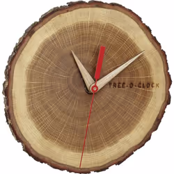 enquête D'un disque d'arbre en bois de chêne Huilé, avec écorce naturelle Mécanisme d'horloge de haute qualité, fabriqué en A ...