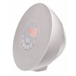 TFA-Dostmann 60.2019.02 réveille-matin Réveil à quartz Blanc