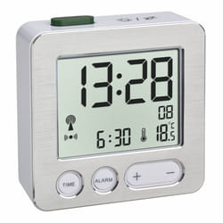 TFA-Dostmann 60.2545.54 réveille-matin Réveil numérique Argent