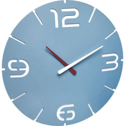 Horloge murale Tfa Dostmann 60.3047.14 à quartz 35 cm x 3.5 cm bleu mer