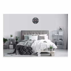 TFA-Dostmann 60.3536.10 Horloge murale et de table Rond Noir, Blanc