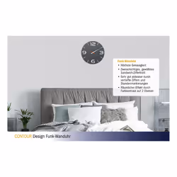 TFA-Dostmann 60.3536.10 Horloge murale et de table Rond Noir, Blanc - Vue supplémentaire 4