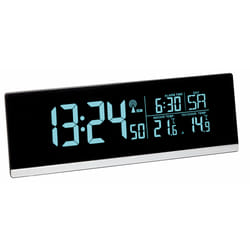 TFA-Dostmann 60.2548.01 réveille-matin Réveil numérique Noir