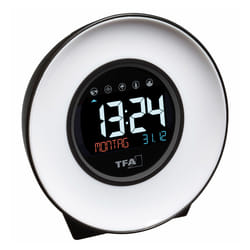 TFA-Dostmann Mood Light Réveil à quartz Blanc
