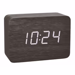 TFA-Dostmann 60.2549.01, Réveil numérique, Rectangle, Noir, Plastique, °C, Batterie