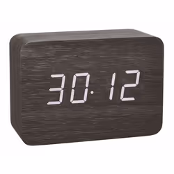 TFA-Dostmann 60.2549.01 réveille-matin Réveil numérique Noir