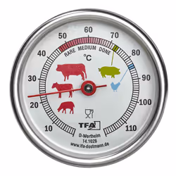 TFA-Dostmann 14.1028 thermomètre pour aliments 0 - 120 °C Analogique