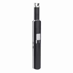 TFA-Dostmann 98.1119.01, Allume-gaz de cuisine, Batterie, Noir, Argent, Métal, Plastique, 26 mm, 192 mm