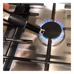 TFA-Dostmann 98.1119.01 briquet cuisine Allume-gaz de cuisine Batterie Noir, Argent