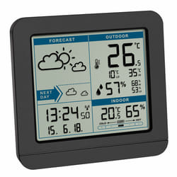 TFA-Dostmann Sky Noir LCD Batterie