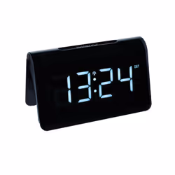 TFA-Dostmann 60.2543.02, Réveil numérique, Rectangle, Noir, Plastique, °C, LED