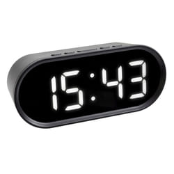 TFA-Dostmann 60.010601 réveille-matin Réveil numérique Noir