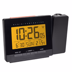 TFA-Dostmann 60.5016.01 réveille-matin Réveil numérique Noir