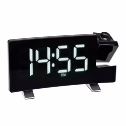 TFA-Dostmann 60.5015.02, Réveil à quartz, Noir, Plastique, FM, 76 - 108 MHz, Boutons