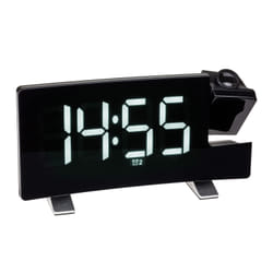 TFA-Dostmann 60.5015.02 réveille-matin Réveil à quartz Noir