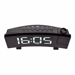 TFA-Dostmann 60.5015.02 réveille-matin Réveil à quartz Noir