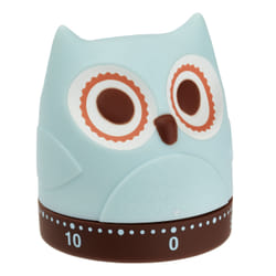 TFA-Dostmann Eule Minuteur mécanique de cuisine Marron, Bleu clair