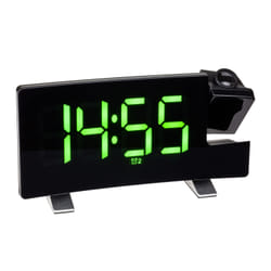 TFA-Dostmann 60.010621 réveille-matin Réveil numérique Noir