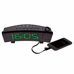 TFA-Dostmann 60.010621 réveille-matin Réveil numérique Noir