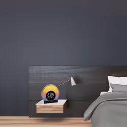 TFA-Dostmann Soluna Réveil à quartz Noir, Transparent - Vue supplémentaire 10