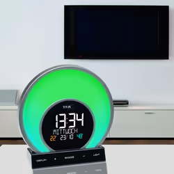TFA-Dostmann Soluna Réveil à quartz Noir, Transparent - Vue supplémentaire 8
