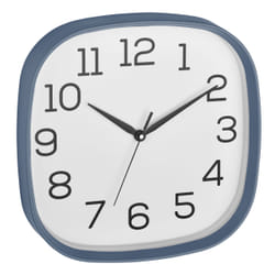 TFA-Dostmann 60.3053.06 wall/table clock Quartz clock Carré Bleu, Blanc