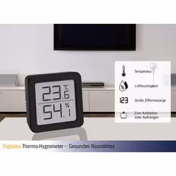 TFA-Dostmann 30.5051.01 hygromètre et psychromètre Extérieure Hygromètre électronique Noir - Vue supplémentaire 4