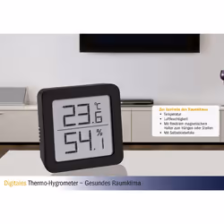 TFA-Dostmann 30.5051.01 hygromètre et psychromètre Extérieure Hygromètre électronique Noir - Vue supplémentaire 5