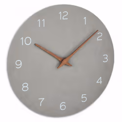 TFA-Dostmann 60.3054, Mur, Horloge à quartz, Cercle, Gris, Plastique, Adultes