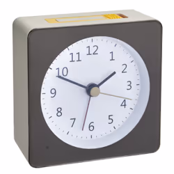 TFA-Dostmann LOOM Réveil à quartz Gris, Jaune