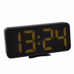 TFA-Dostmann 60.2027.01 réveille-matin Réveil numérique Noir