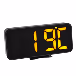 TFA-Dostmann 60.2027.01 réveille-matin Réveil numérique Noir - Vue supplémentaire 4