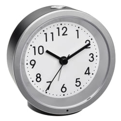 TFA-Dostmann 60.010668 réveille-matin Réveil à quartz Noir, Argent