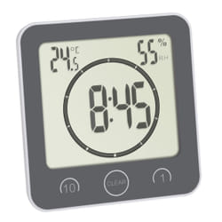 TFA-Dostmann 60.4001.10 Minuteur de ménage Minuteur numérique de cuisine Gris