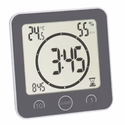 TFA-Dostmann 60.4001.10 Minuteur de ménage Minuteur numérique de cuisine Gris