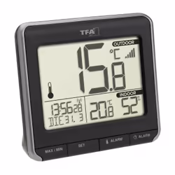 TFA-Dostmann Prio, AA, 1,5 V, 109 mm, 38 mm, 99 mm, 116 g