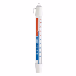 TFA-Dostmann 14.4003.02.01, Thermomètre liquide, Intérieure, Rouge, Blanc, Plastique, Mur, °C