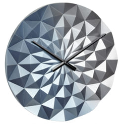 TFA-Dostmann DIAMOND Horloge à quartz Rond Bleu