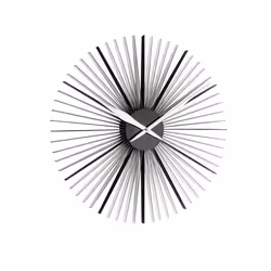 TFA-Dostmann 60.3023.01, Mur, Mechanical clock, Cercle, Noir, Transparent, AA, 1,5 V