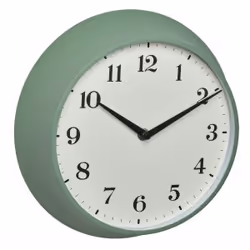 TFA-Dostmann 60.3540.04, Mur, Quartz clock, Rond, Vert, Métal, Plastique, Rétro