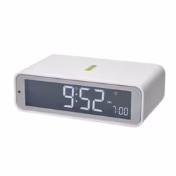 TFA-Dostmann Twist Réveil numérique Blanc