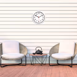 TFA-Dostmann 60.3542.02 wall/table clock Mur Rond Blanc