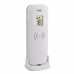 TFA-Dostmann 30.3071.54 thermomètre environnement Thermomètre électrique Intérieur & extérieur Argent - Vue supplémentaire 4