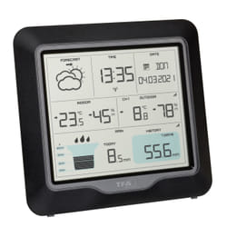TFA-Dostmann 35.1160.01 thermomètre environnement Thermomètre électrique Intérieur & extérieur Noir
