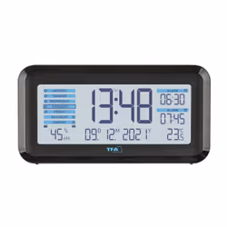 TFA-Dostmann Boxx2 Réveil numérique Noir