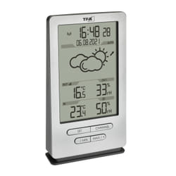 TFA-Dostmann 35.1162.54 thermomètre environnement Thermomètre électrique Intérieur & extérieur Noir, Argent