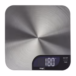 TFA-Dostmann Cheesecake Acier inoxydable Carré Balance de ménage électronique