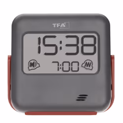 TFA-Dostmann 60.2031.10 réveille-matin Réveil numérique Gris, Rouge - Vue supplémentaire 6