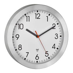 TFA-Dostmann 60.3546.02 wall/table clock Mur Quartz clock Rond Aluminium, Blanc