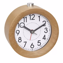 TFA-Dostmann 60.1039.05 réveille-matin Réveil à quartz Hêtre